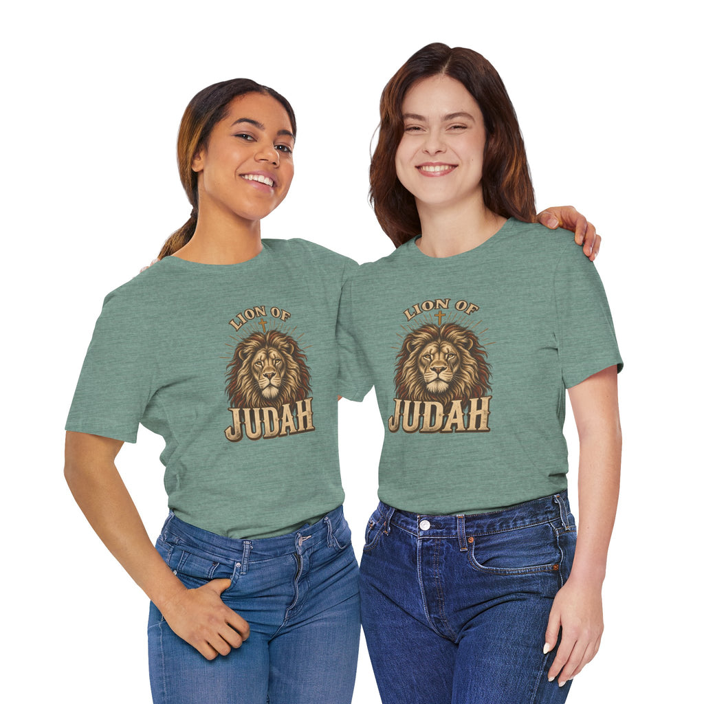 Lion of Judah T-Shirt — Christian Faith Tee with Majestic Lion Graphic