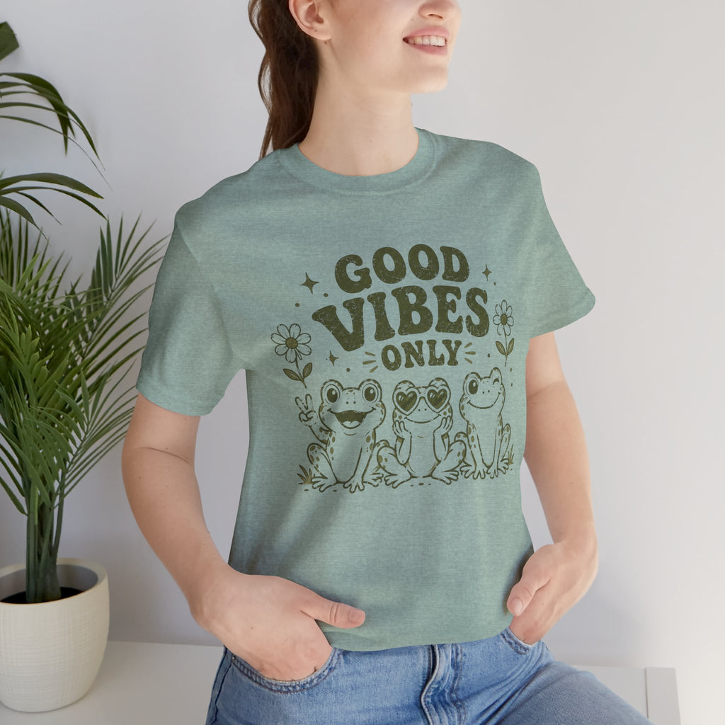 Good Vibes Only Frog T-Shirt