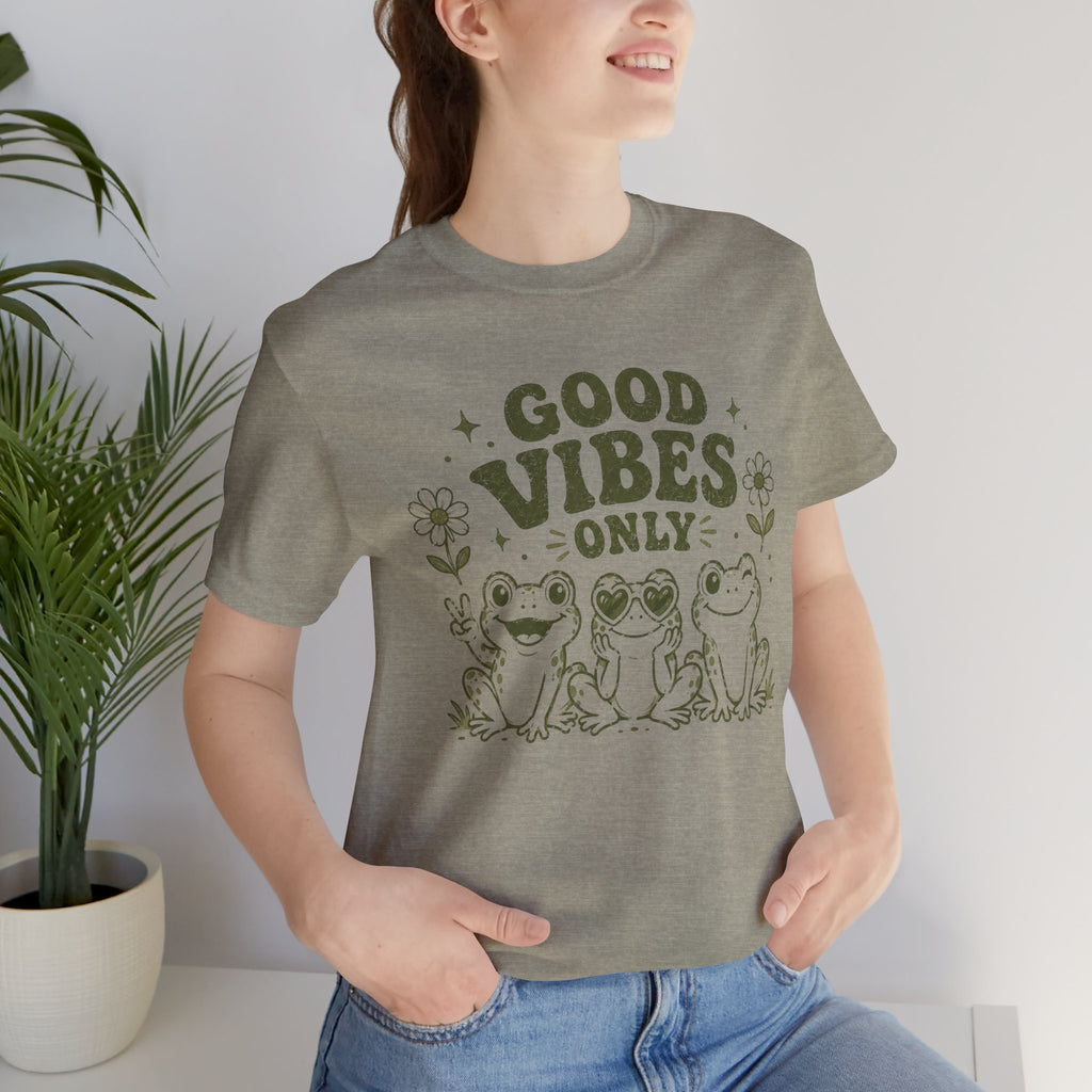 Good Vibes Only Frog T-Shirt