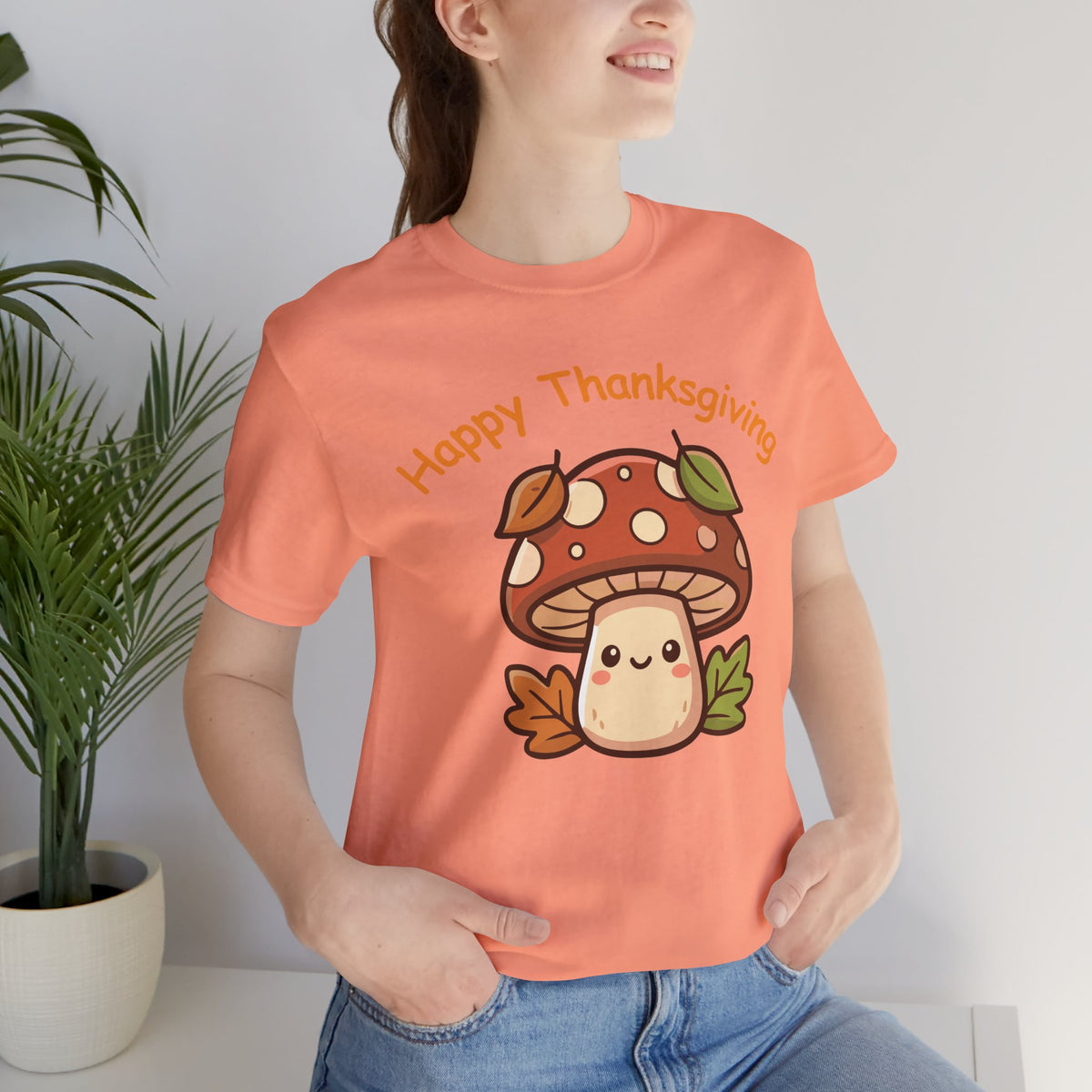 Happy Thanksgiving Mushroom T Shirt