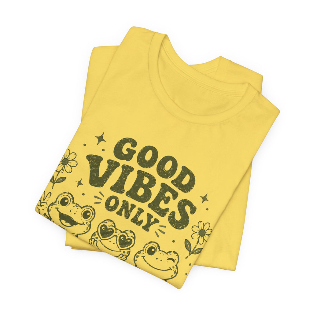 Good Vibes Only Frog T-Shirt