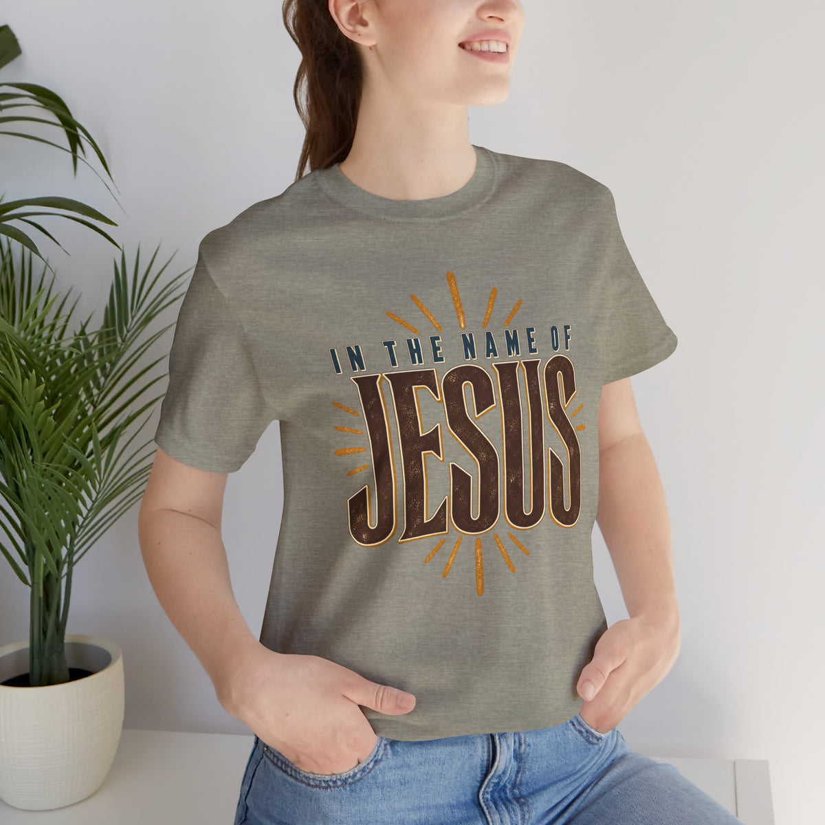 In The Name Of Jesus T-Shirt — Christian Faith Graphic Tee
