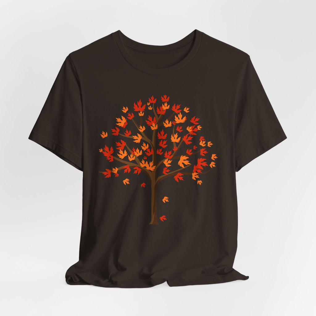 Autumn Leaves Tree T Shirt