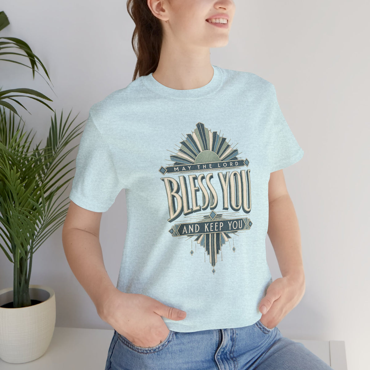 Bless You and Keep You T-Shirt — Vintage Faith Graphic Tee