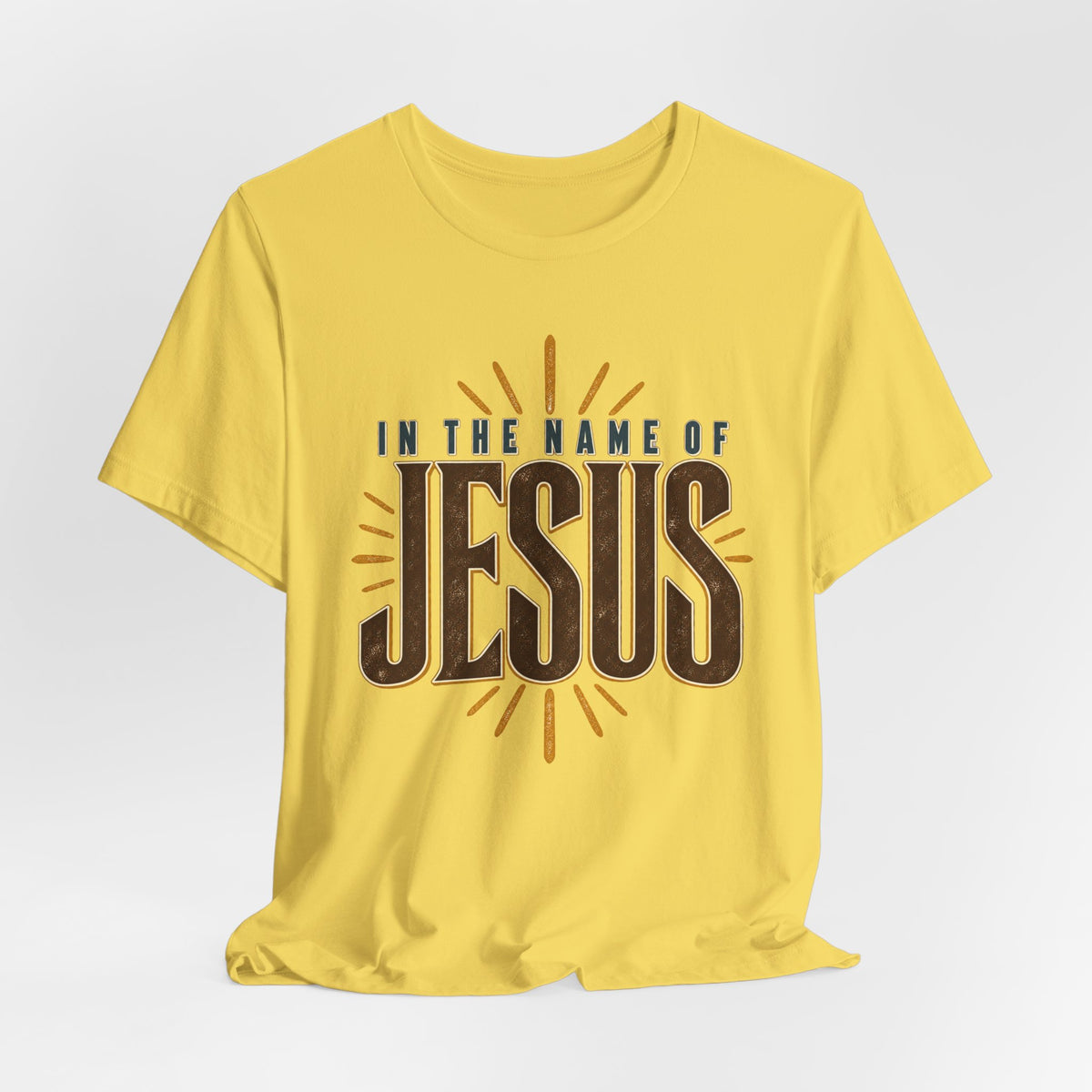 In The Name of Jesus T-Shirt — Inspirational Christian Faith Tee