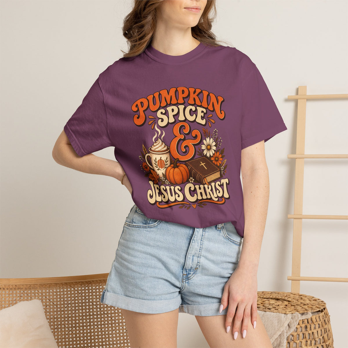 Pumpkin Spice & Jesus Christ T-Shirt