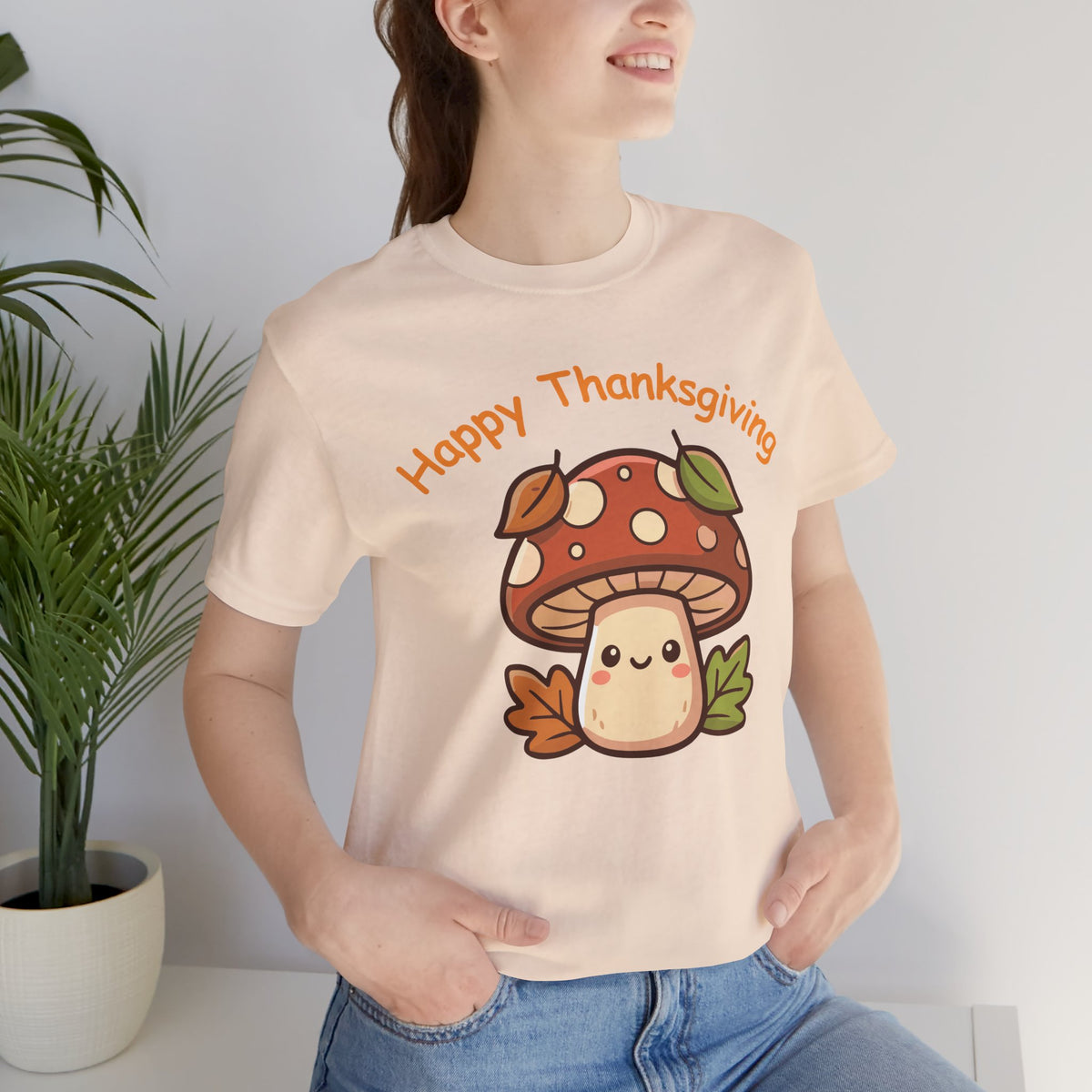 Happy Thanksgiving Mushroom T Shirt