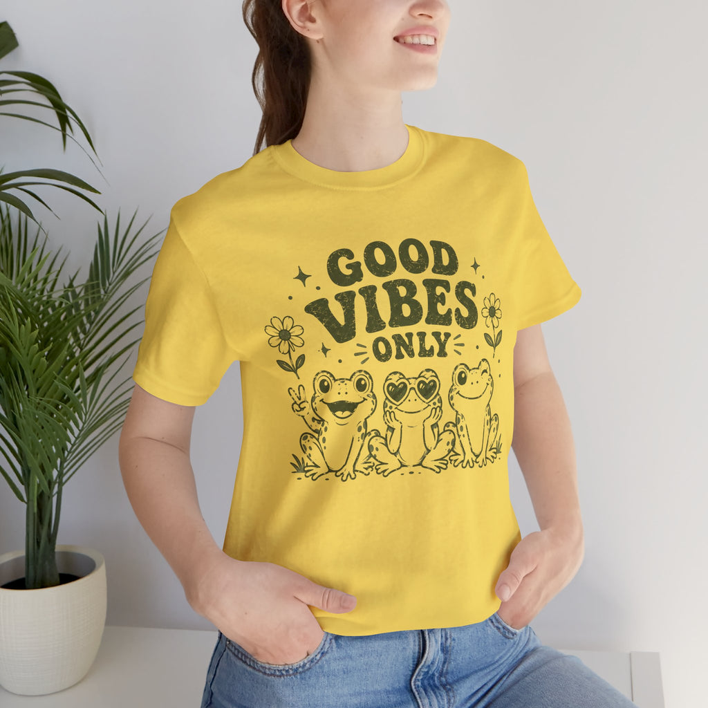 Good Vibes Only Frog T-Shirt