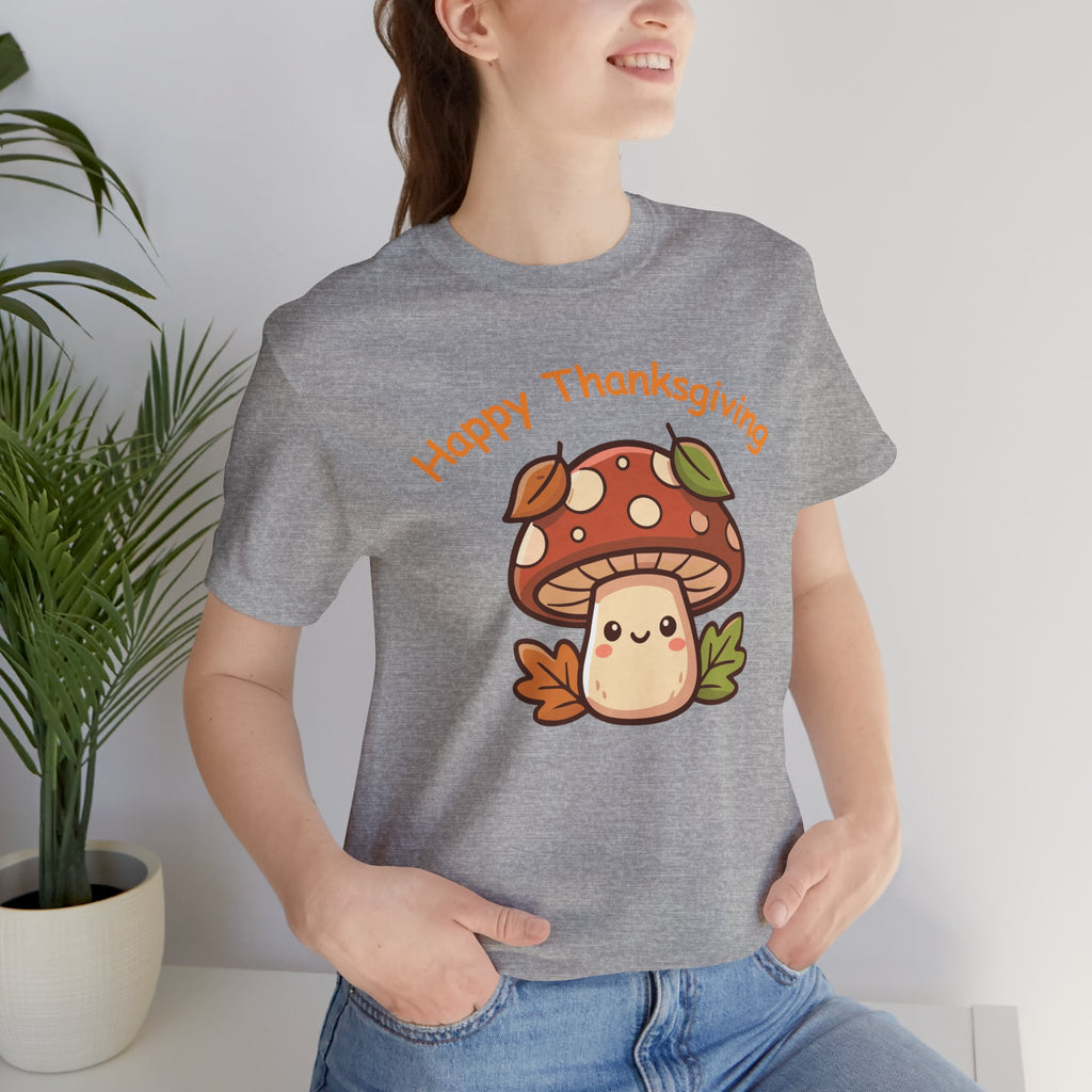 Happy Thanksgiving Cute Mushroom T-Shirt