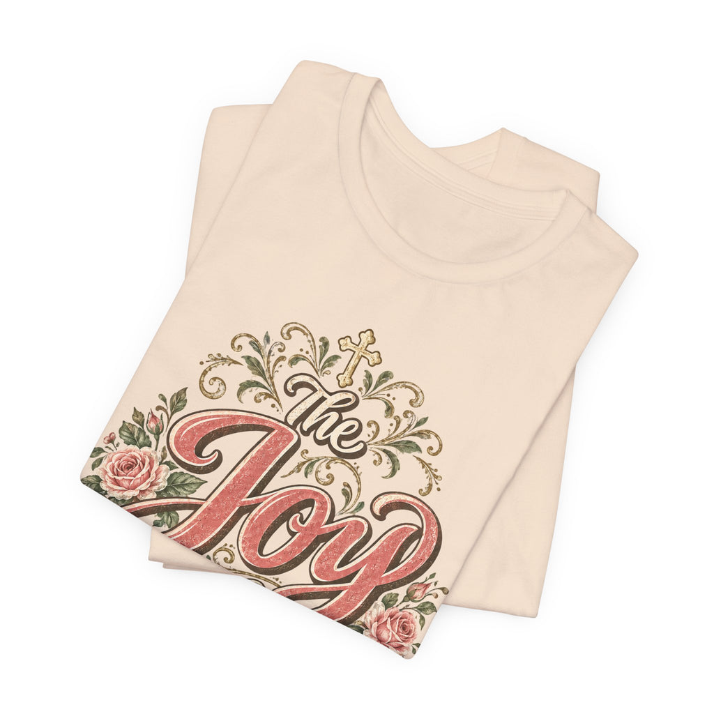 The Joy of the Lord Floral Christian Tee