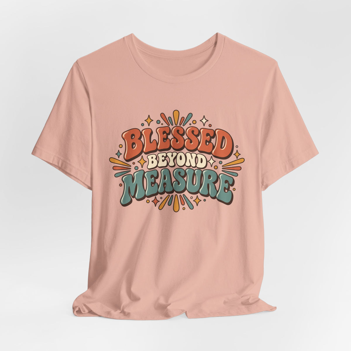 Blessed Beyond Measure  — Retro Faith Graphic T-Shirt