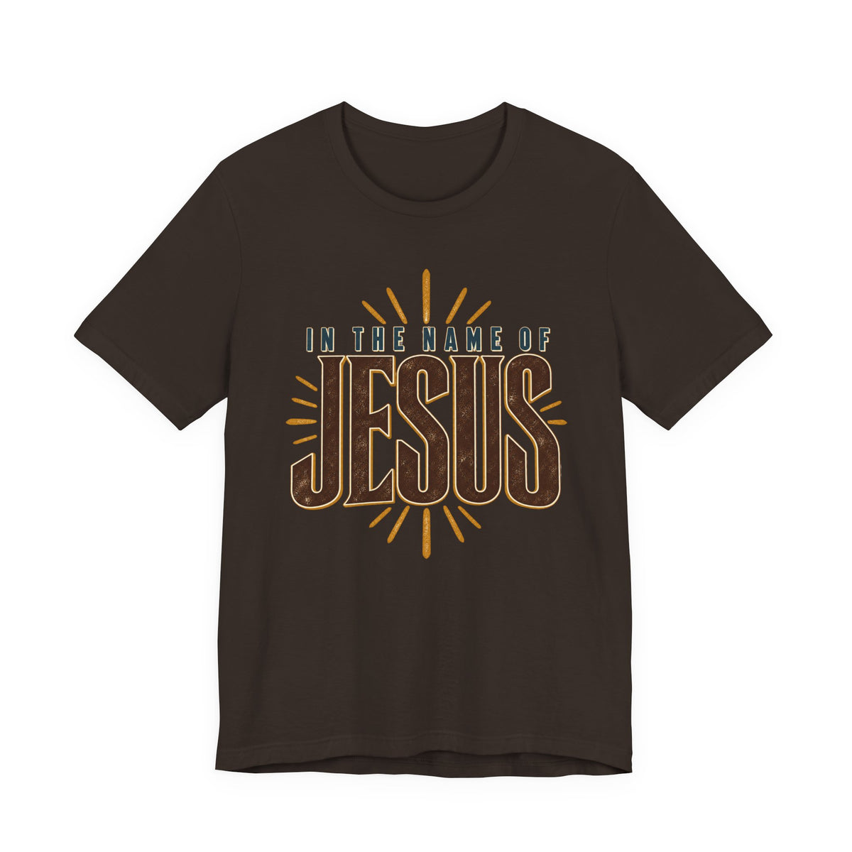 In The Name of Jesus T-Shirt — Inspirational Christian Faith Tee