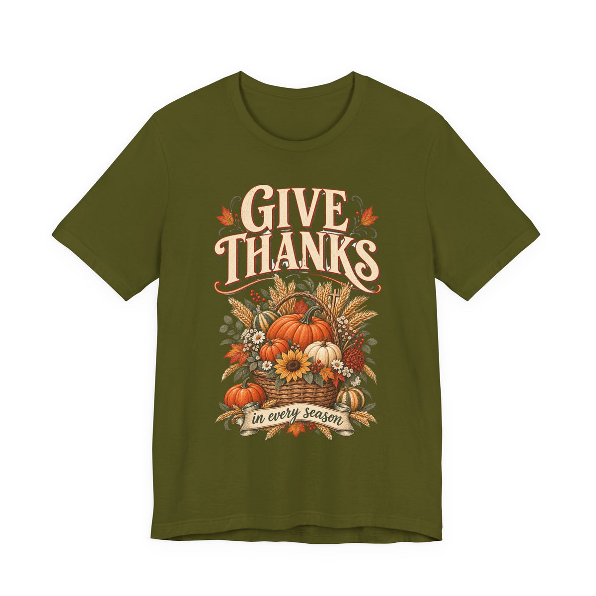 Give Thanks Pumpkin T Shirt