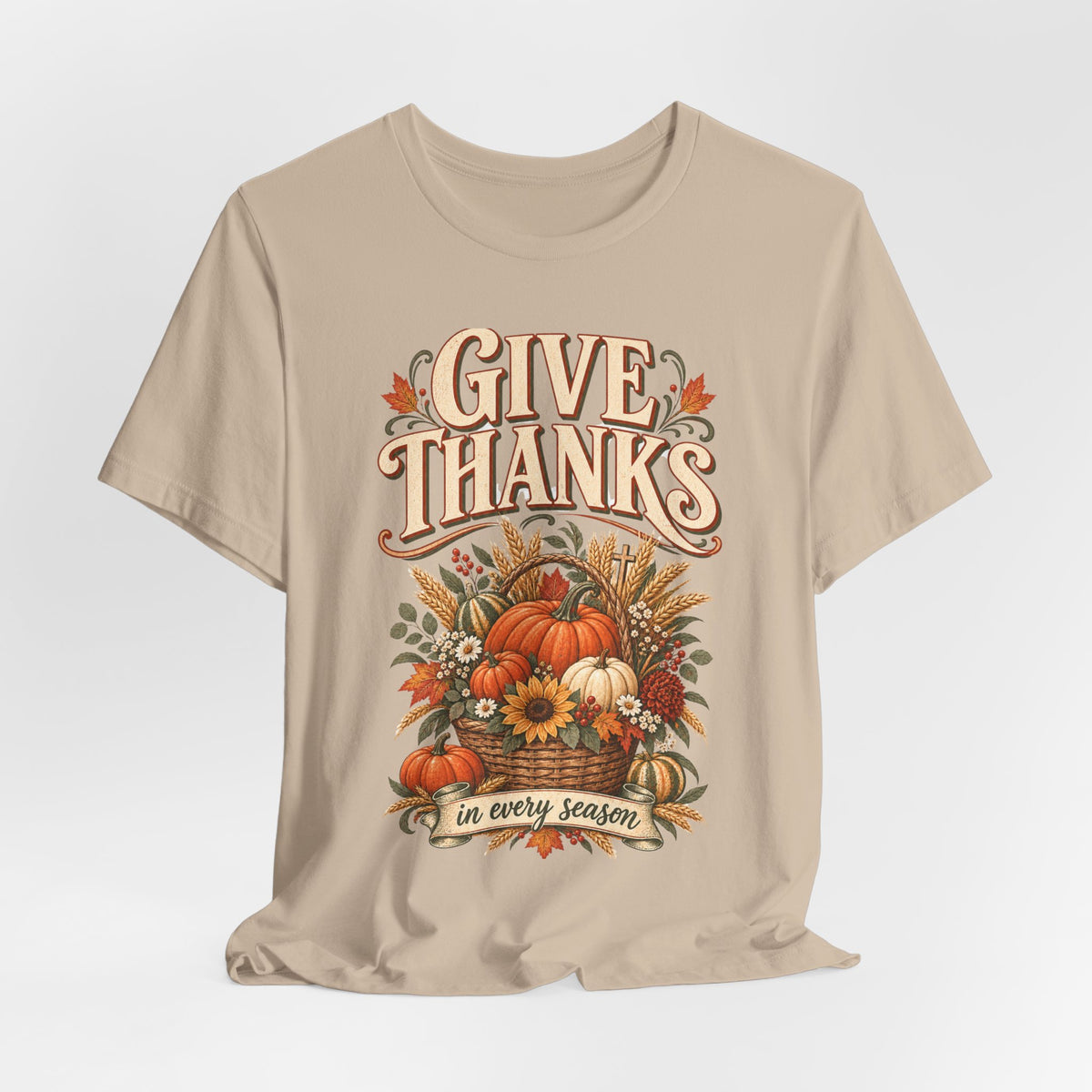Give Thanks Pumpkin T Shirt