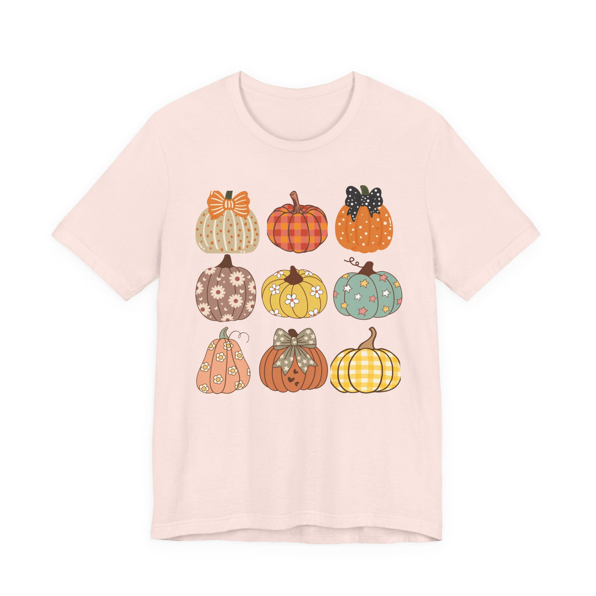 Fall Patchwork Pumpkins T-Shirt