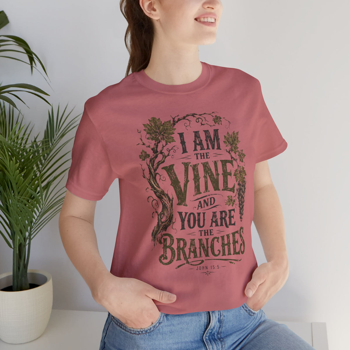 "I Am the Vine and You Are the Branches" Faith T-Shirt