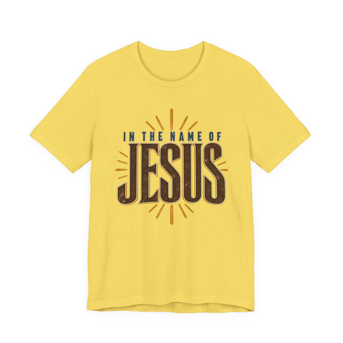 In The Name of Jesus T-Shirt — Inspirational Christian Faith Tee