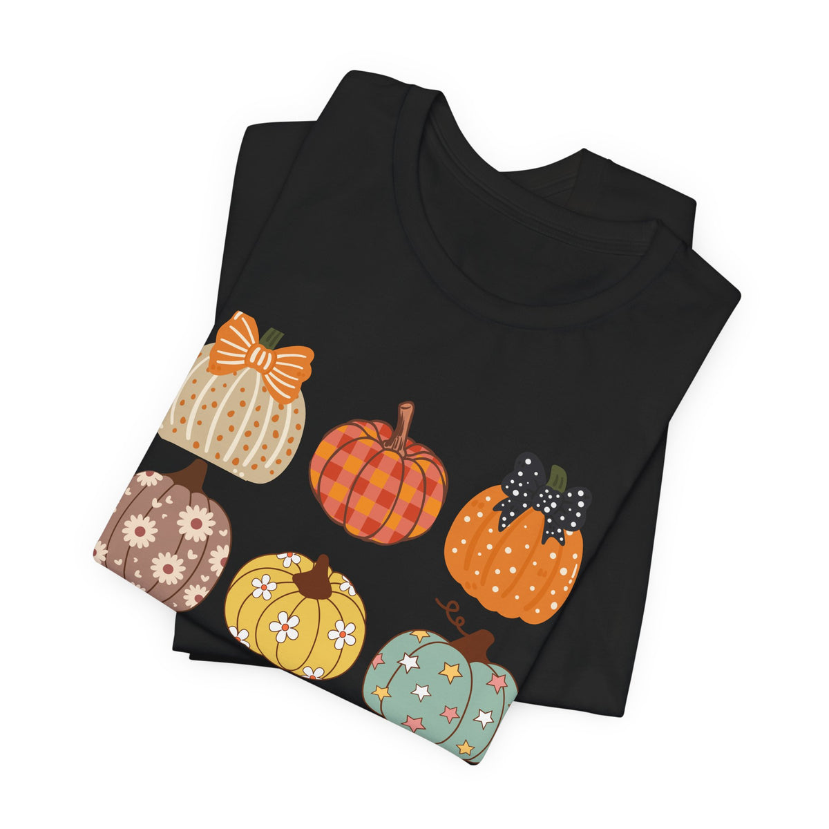 Cute Fall Pumpkins Graphic T-Shirt