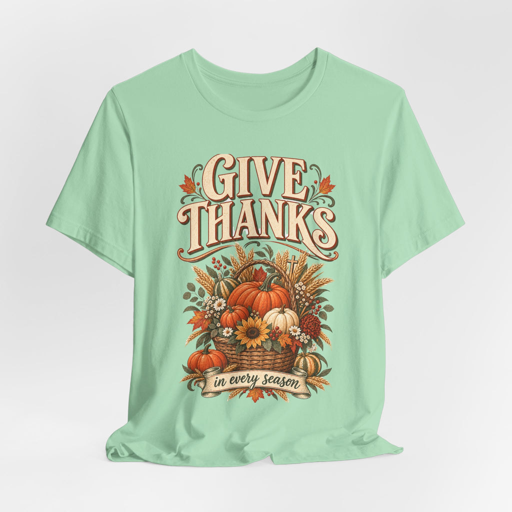 Give Thanks Pumpkin T Shirt