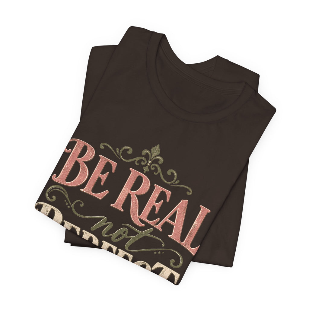 Be Real Not Perfect T-Shirt