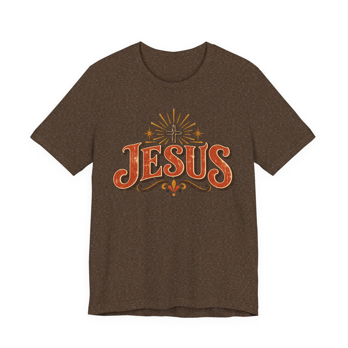 Jesus Vintage Cross T‑Shirt — Retro Faith Graphic Tee