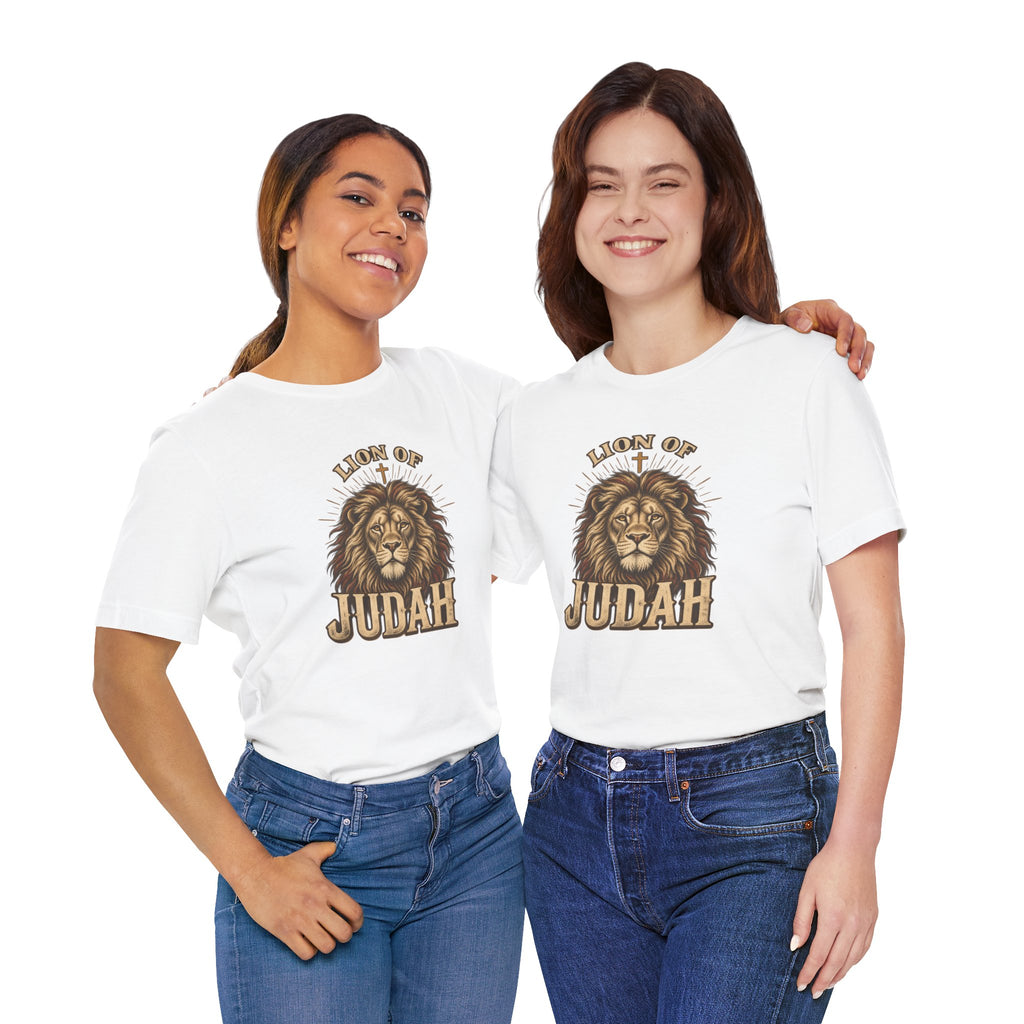 Lion of Judah T-Shirt — Christian Faith Tee with Majestic Lion Graphic