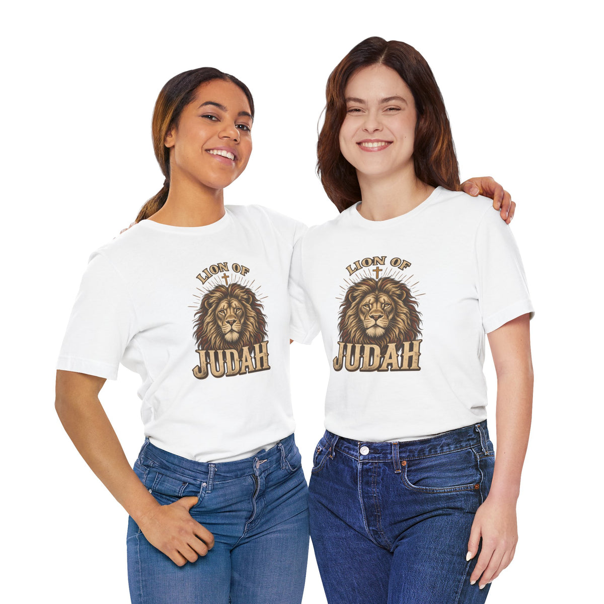 Lion of Judah T-Shirt — Christian Faith Tee with Majestic Lion Graphic