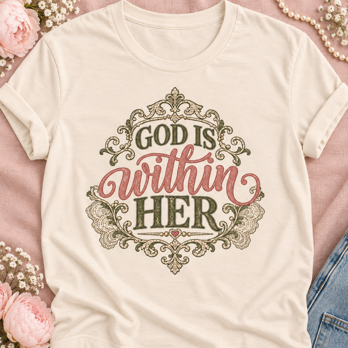 God Is Within Her t shirt