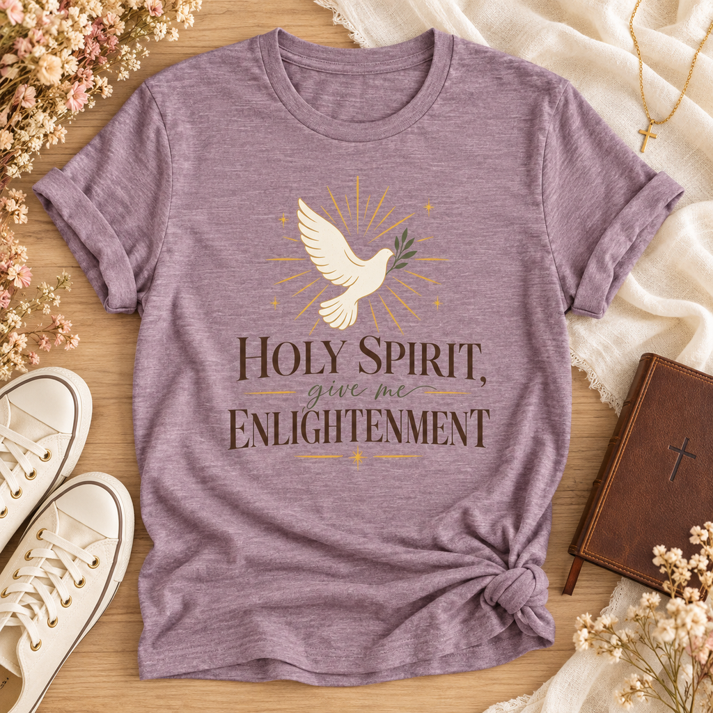 "Holy Spirit Give Me Enlightenment" T shirt