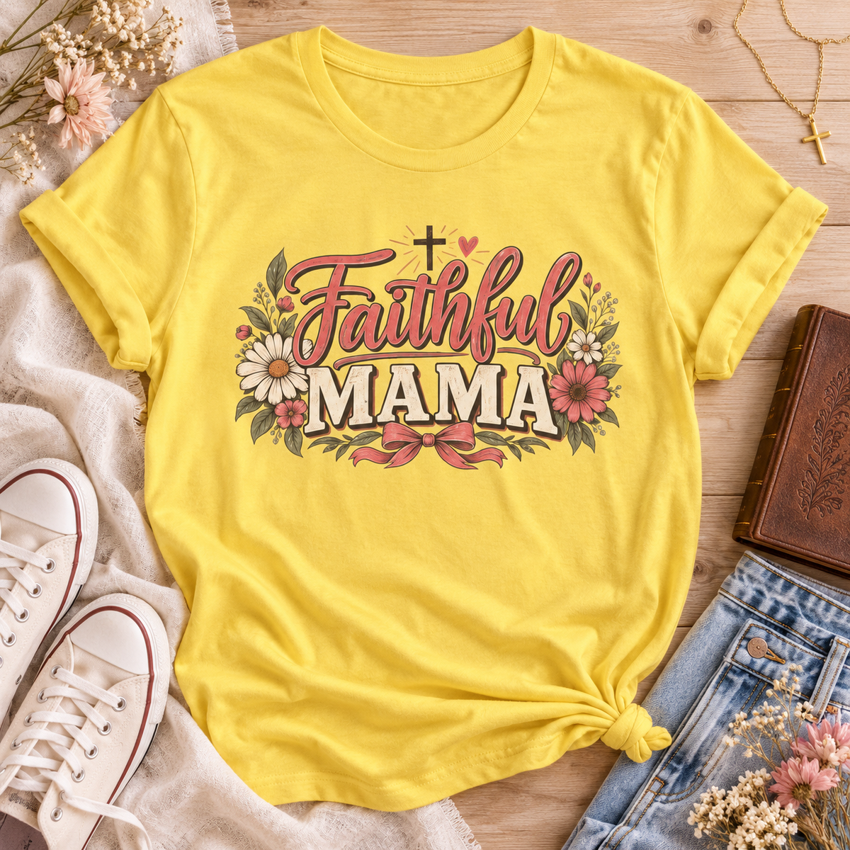 Faithful Mama T‑Shirt