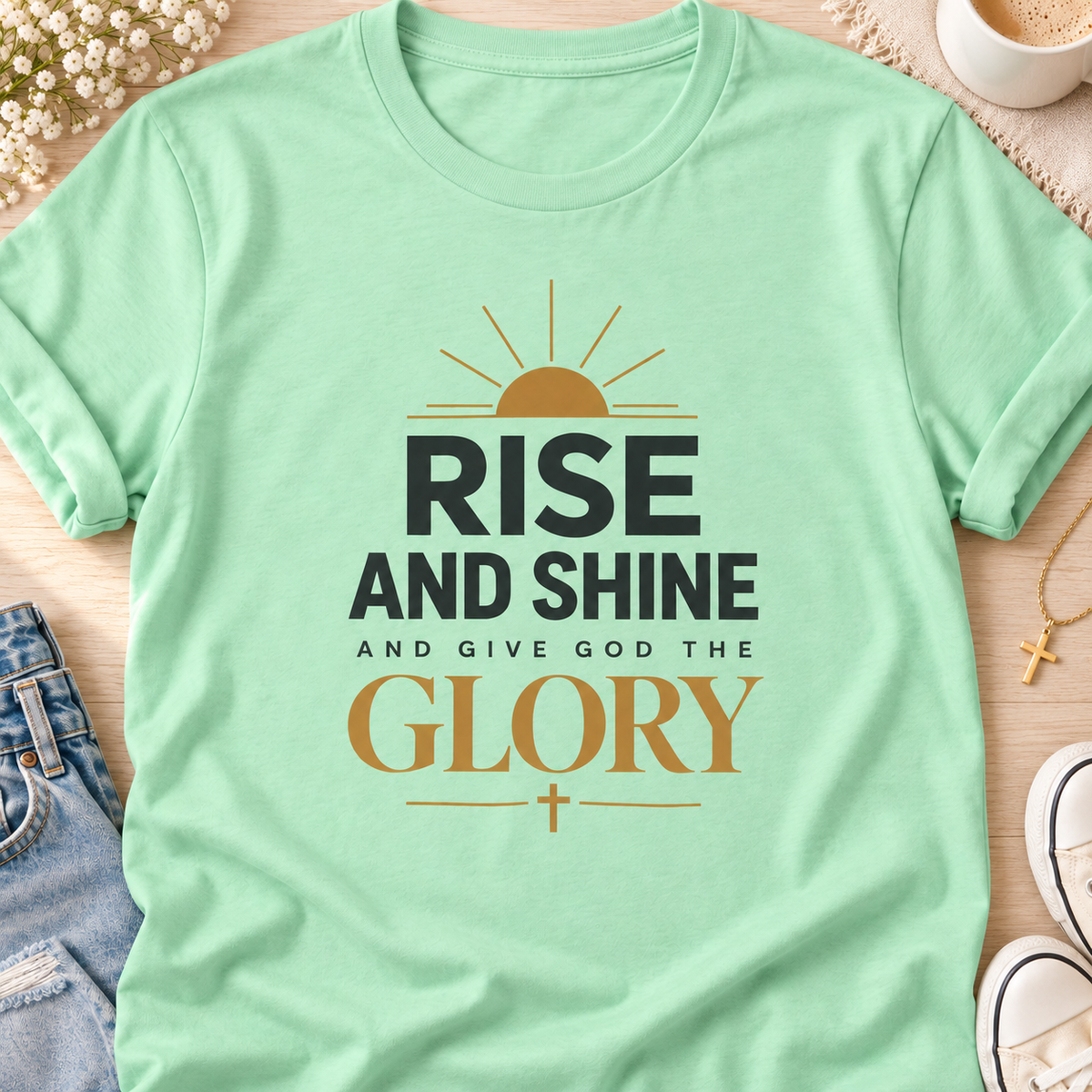 Rise and Shine Glory T shirt