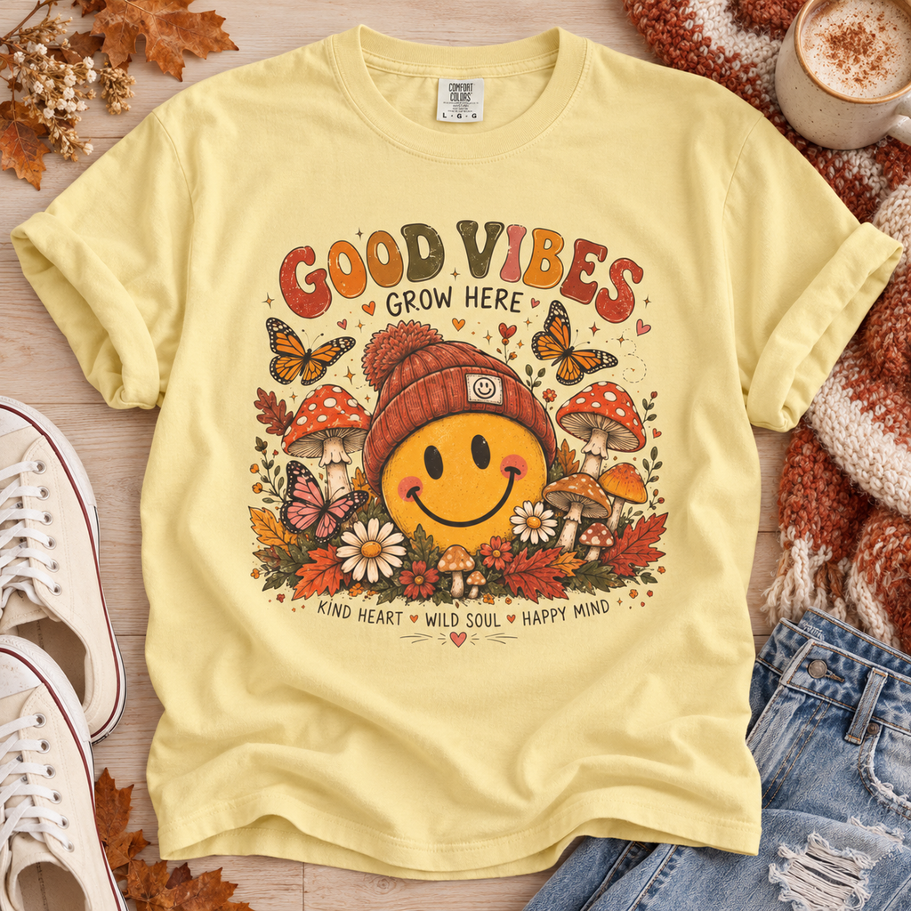 Good Vibes Grow Here T-Shirt