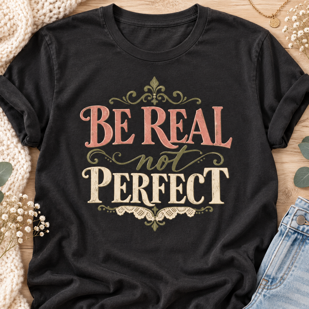 Be Real Not Perfect T-Shirt