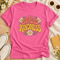 Spread Kindness T-Shirt — Retro Floral Positive Vibes Tee