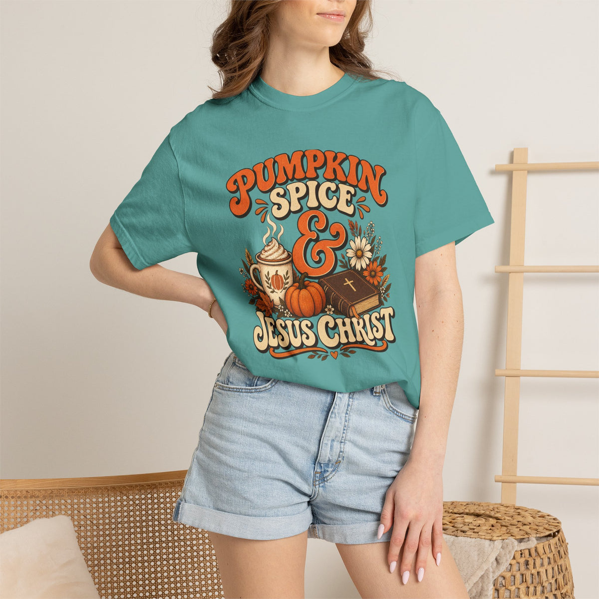 Pumpkin Spice & Jesus Christ T-Shirt