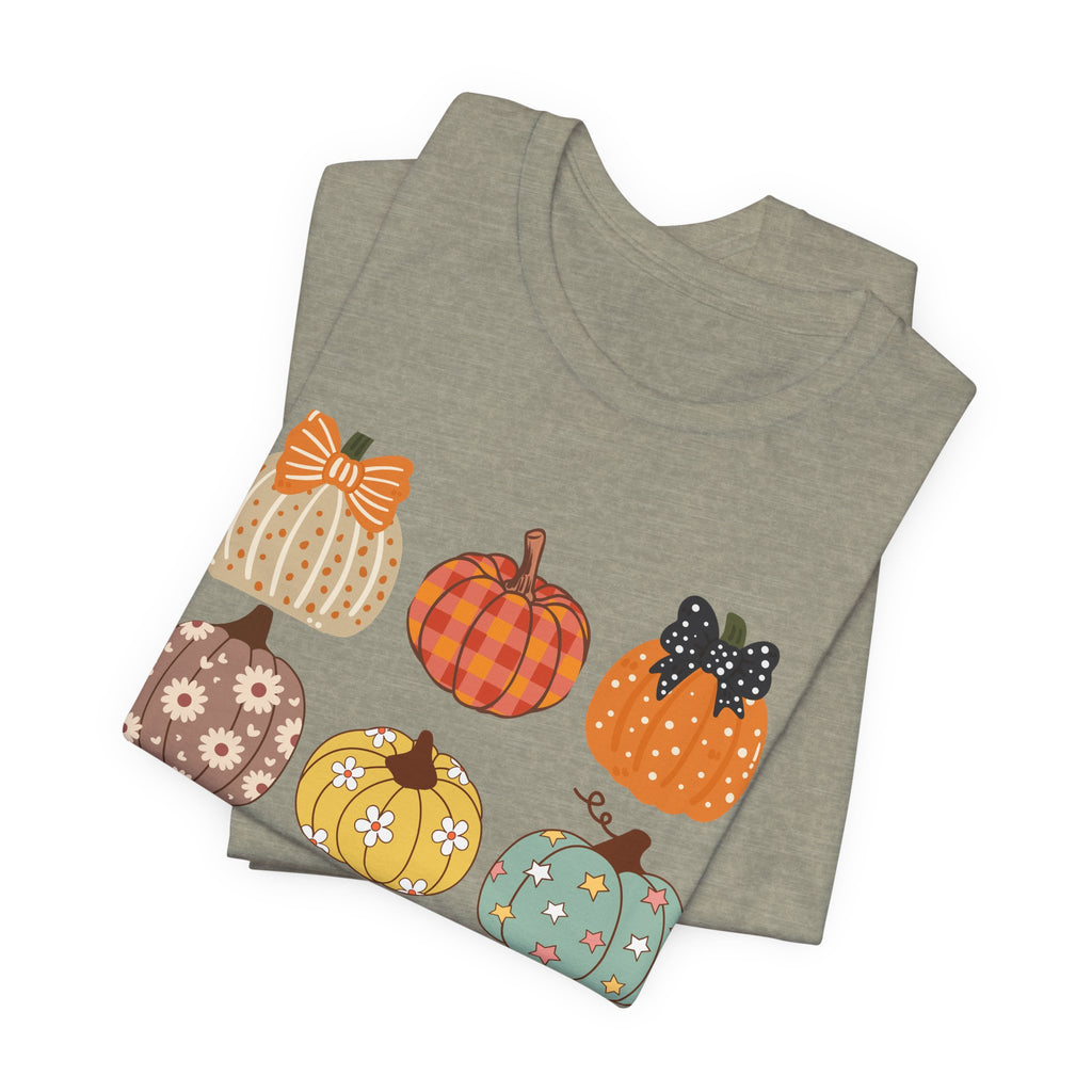 Cute Fall Pumpkins Graphic T-Shirt
