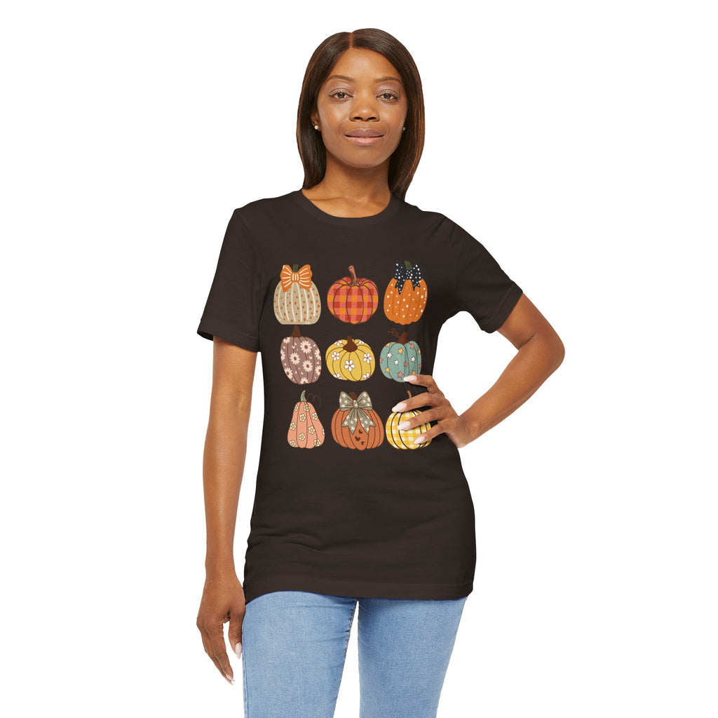 Cute Fall Pumpkins Graphic T-Shirt