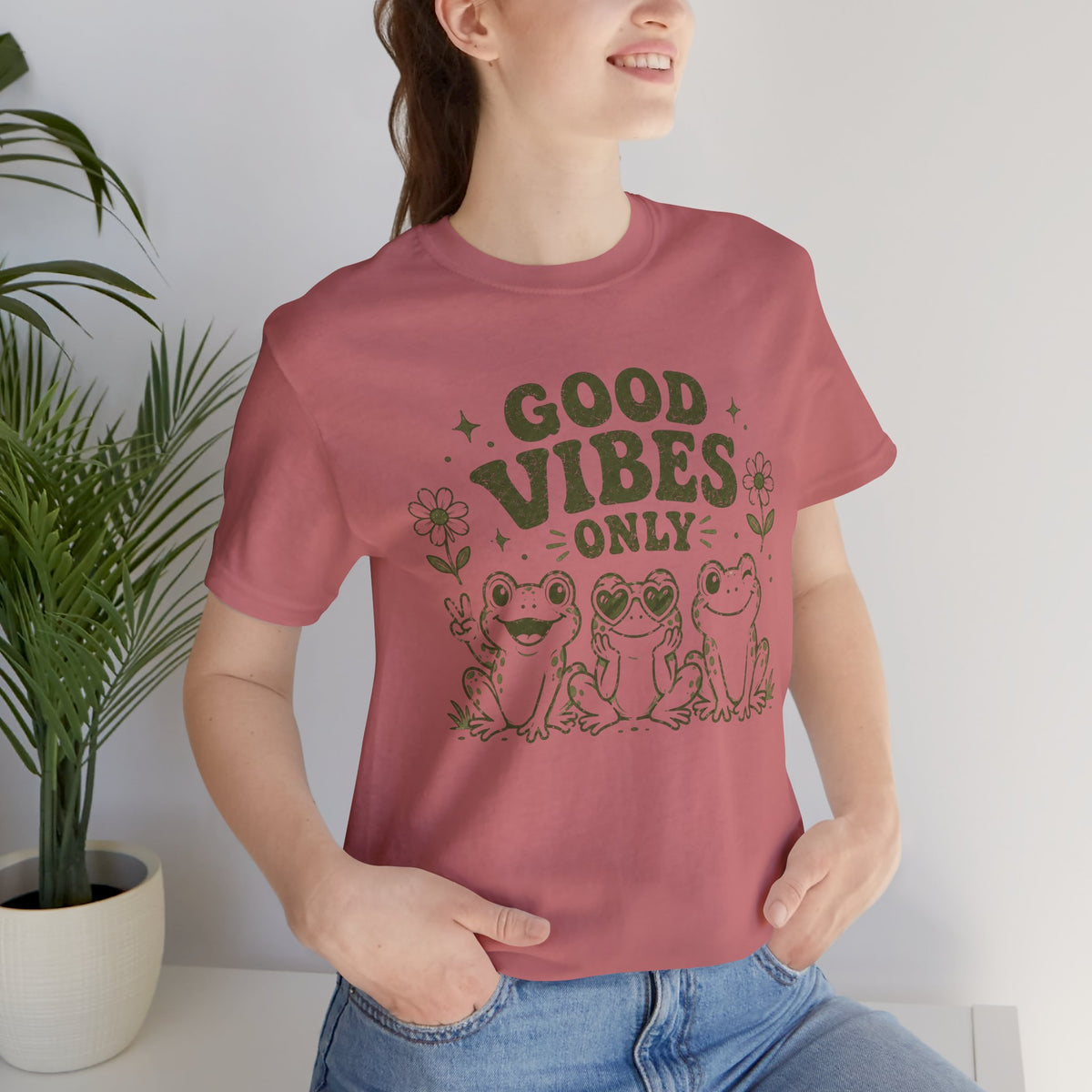 Good Vibes Only Frog T-Shirt