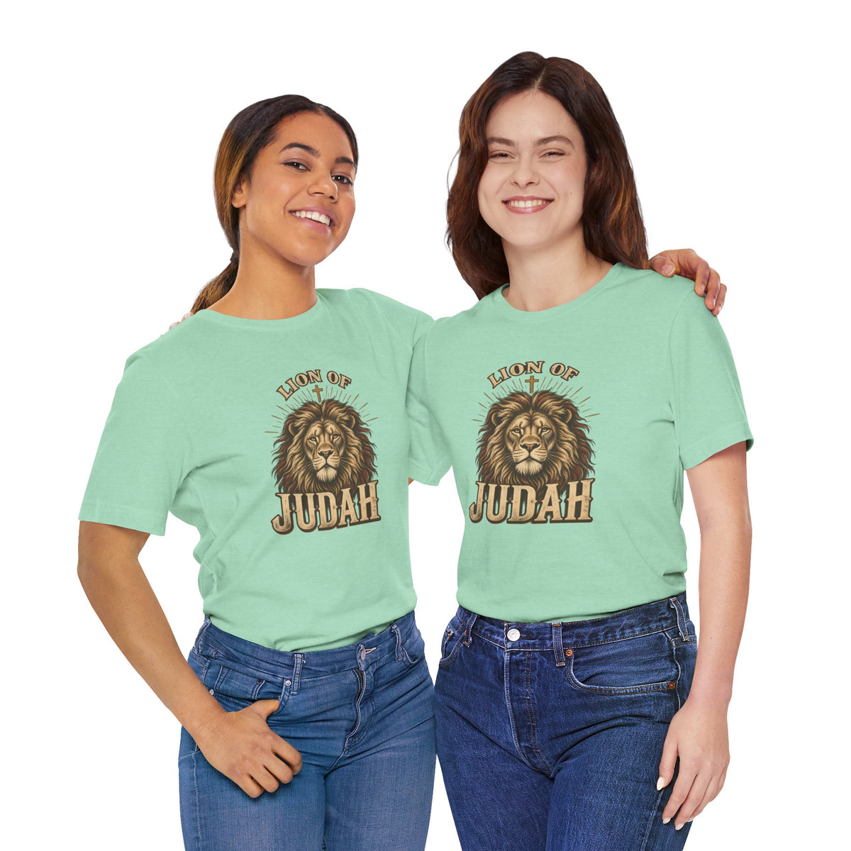 Lion of Judah T-Shirt — Christian Faith Tee with Majestic Lion Graphic