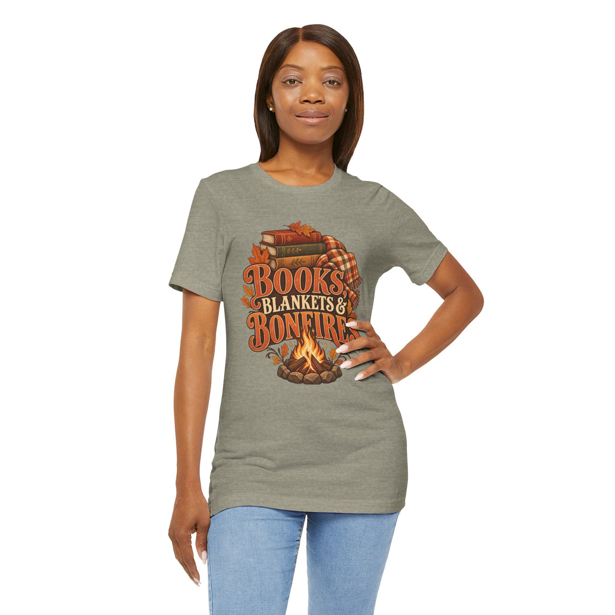 Books, Blankets & Bonfires T Shirt