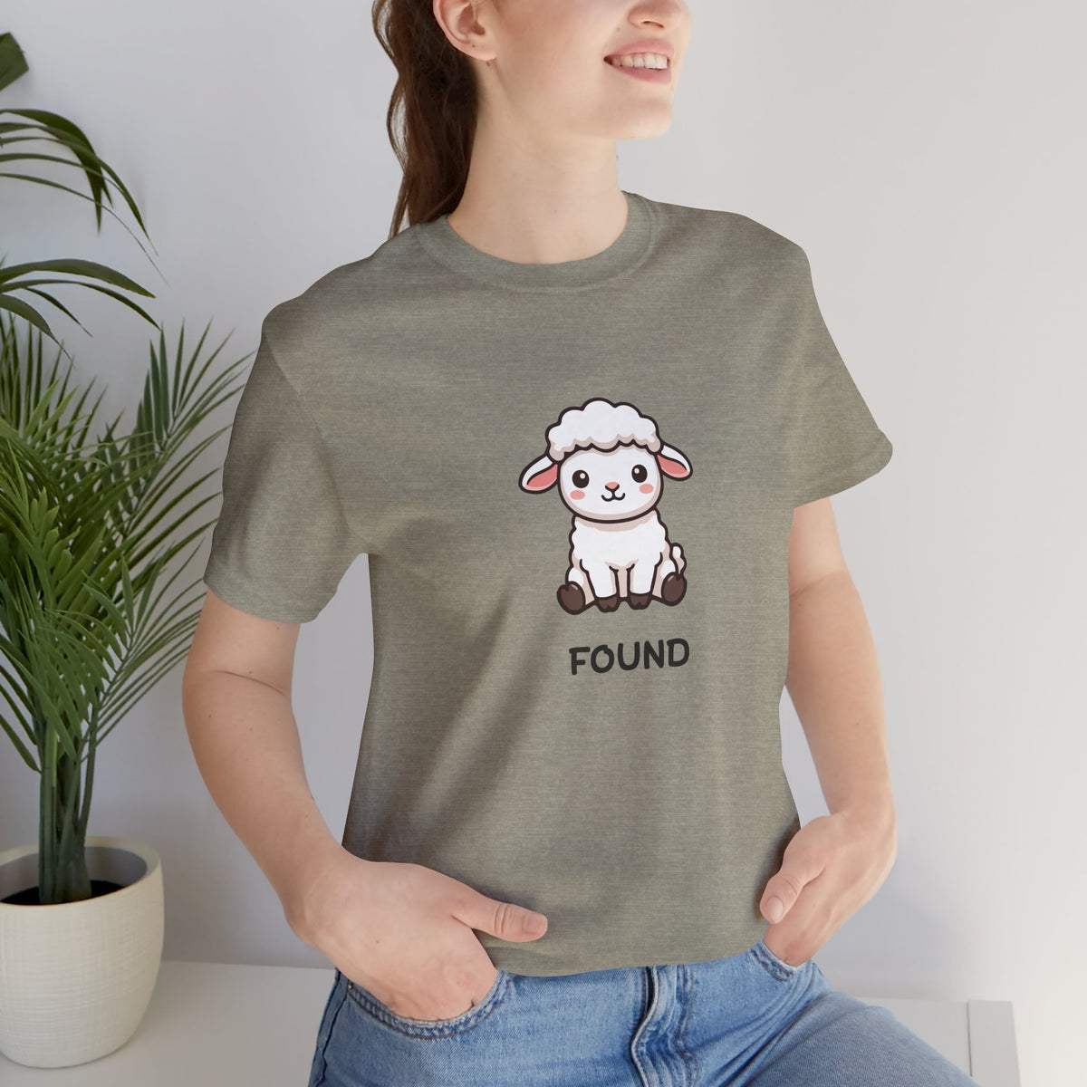 Found Lamb Graphic Tee — Cute Sheep Shirt