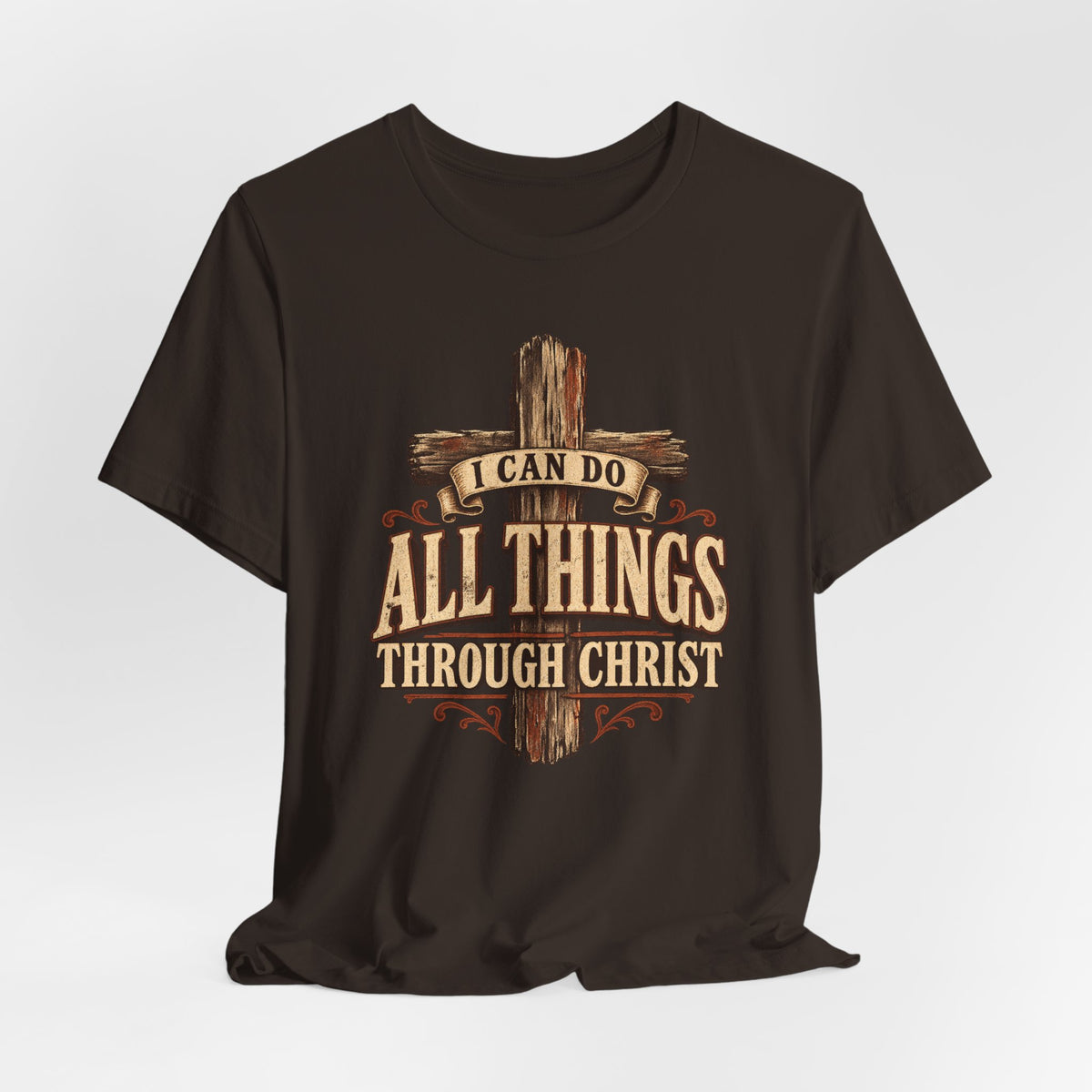 “I Can Do All Things Through Christ” Cross T shirt