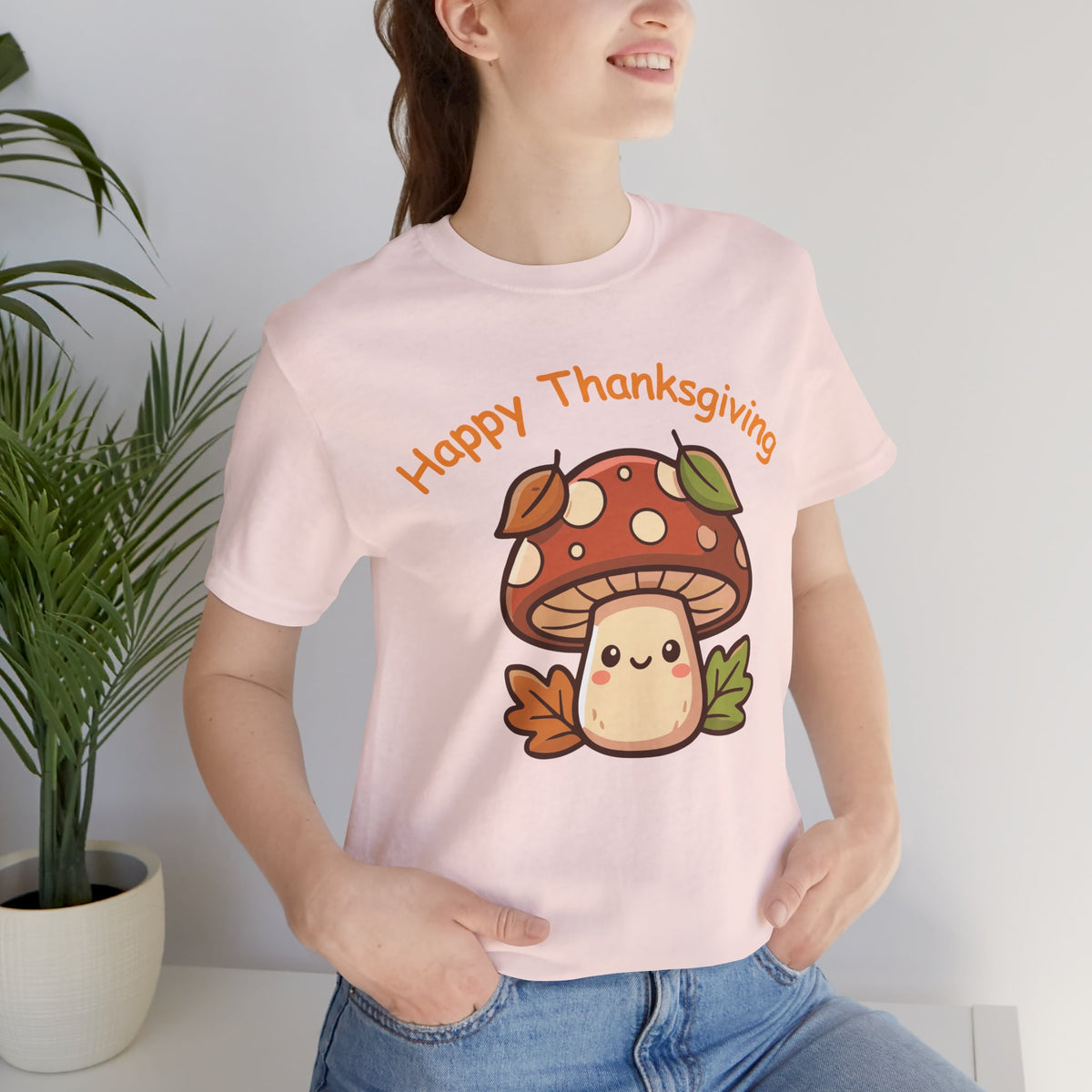 Happy Thanksgiving Mushroom T Shirt