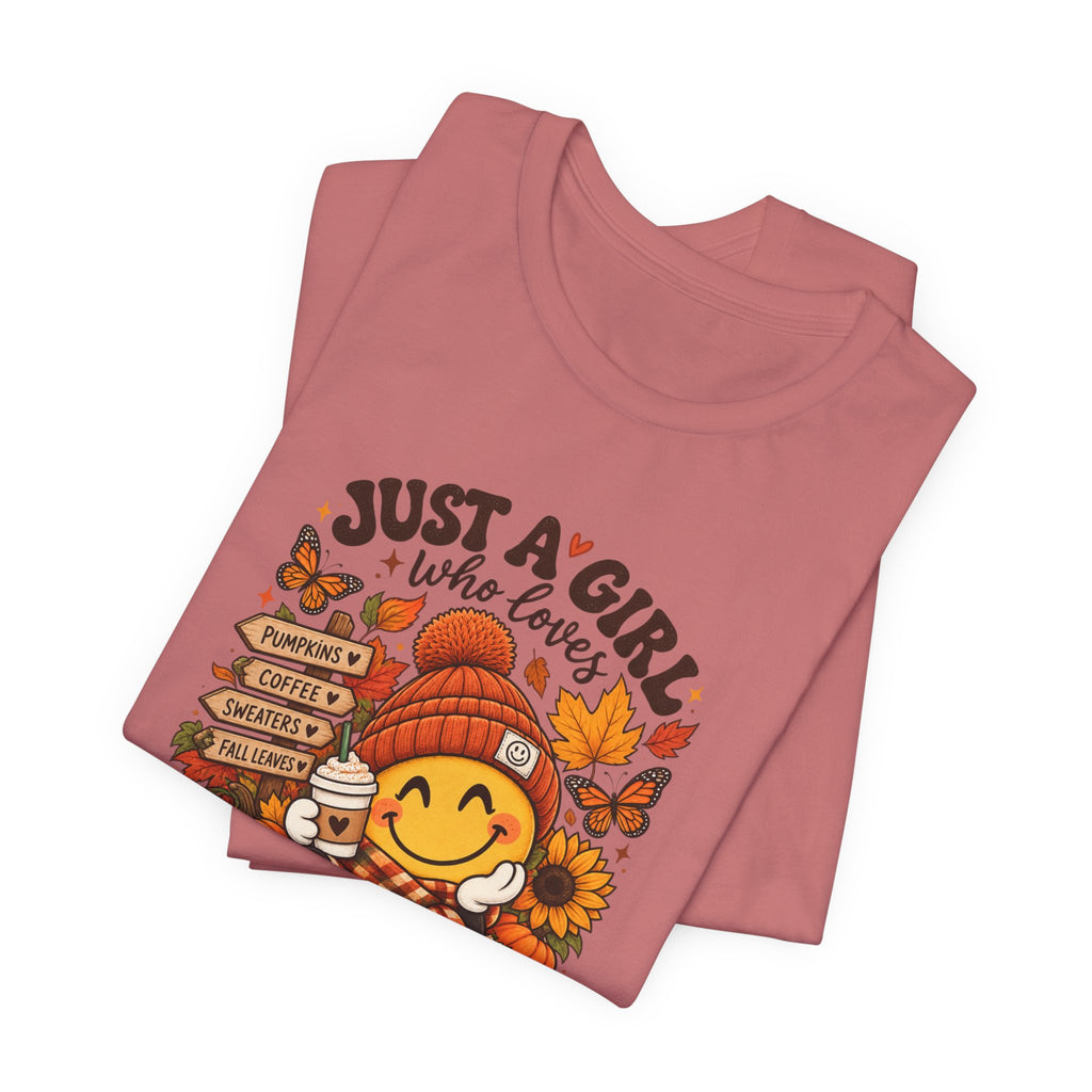 Just A Girl Who Loves Fall T-Shirt