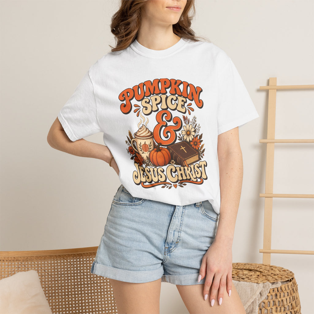 Pumpkin Spice & Jesus Christ T-Shirt