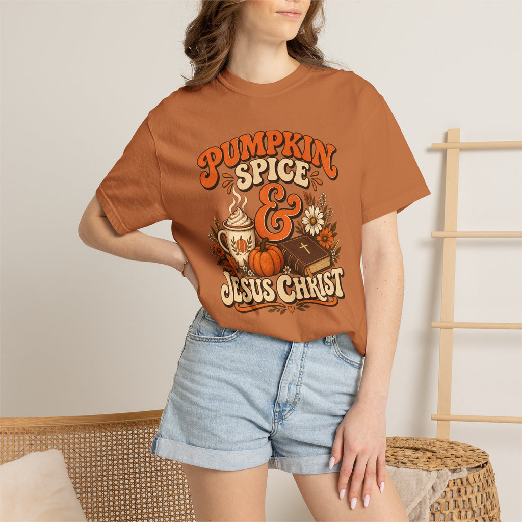 Pumpkin Spice & Jesus Christ T-Shirt
