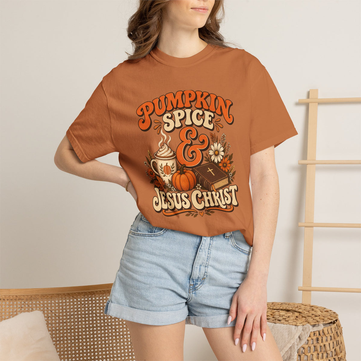 Pumpkin Spice & Jesus Christ T-Shirt