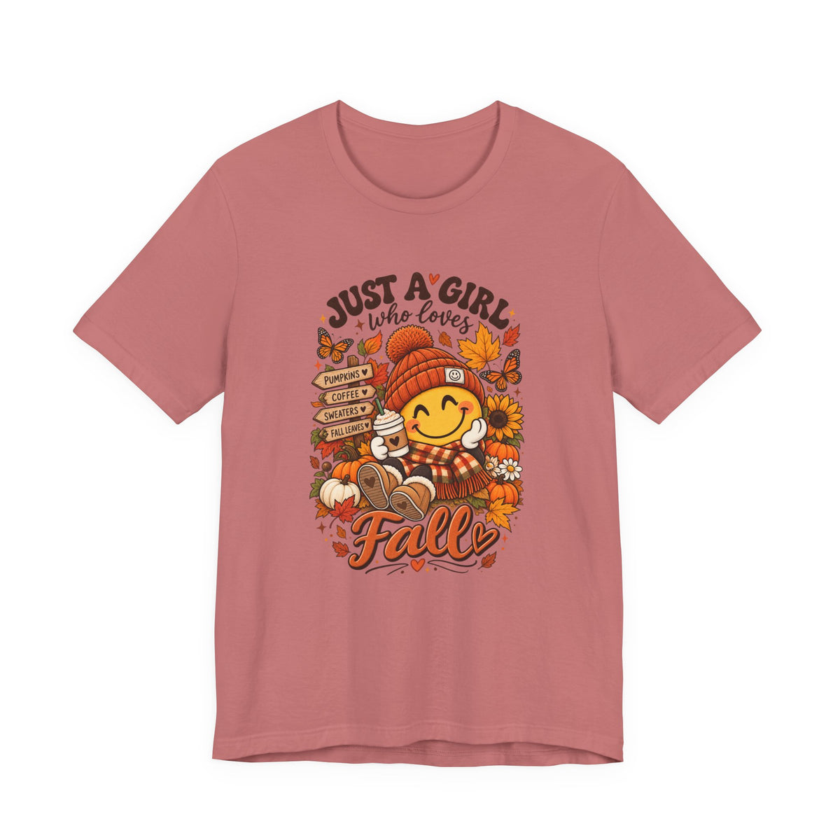 Just A Girl Who Loves Fall T-Shirt
