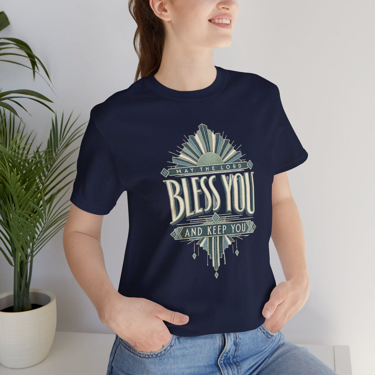 Bless You and Keep You T-Shirt — Vintage Faith Graphic Tee