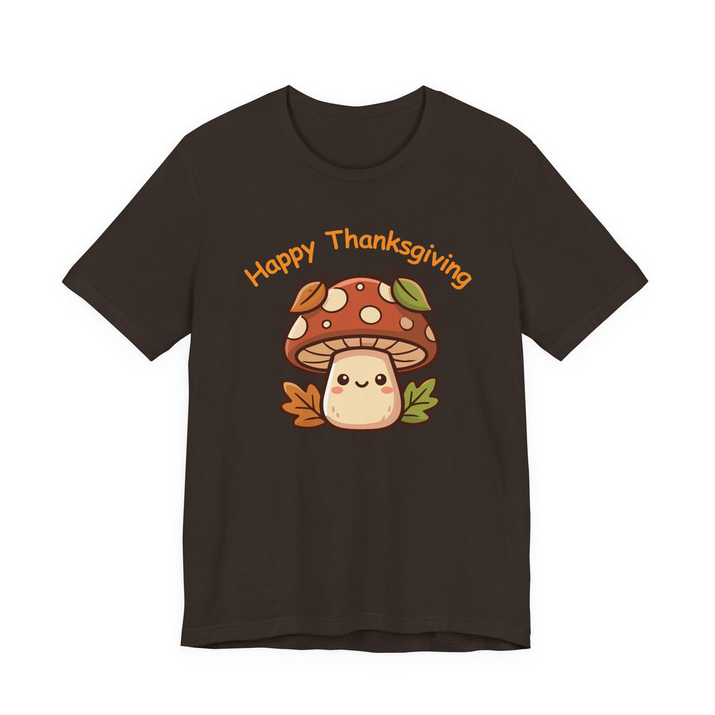 Happy Thanksgiving Cute Mushroom T-Shirt